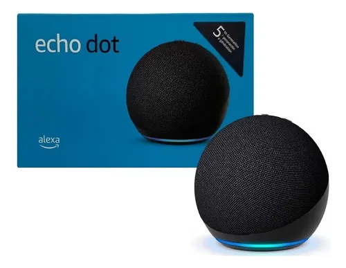 comprar Amazon Echo Dot 5 Geração Alexa Assistente Virtual Cor Preto