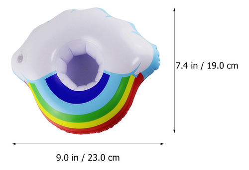 Soporte Inflable Para Flotadores, 4 Unidades, Portavasos Y N