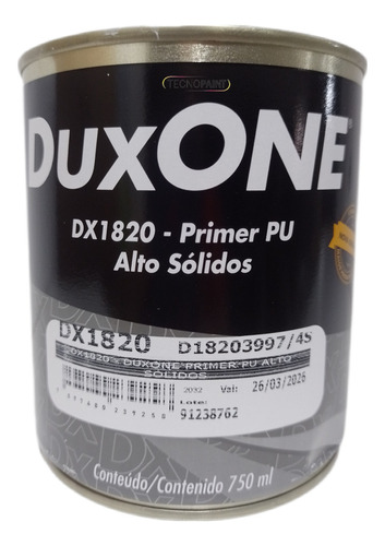 Kit Primer Poliuretano 2k Duxone Axalta Dx1820 5 A 1 Con Cat