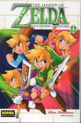 The Legend Of Zelda Four Sword Adventures 1 Akira Himekawa 