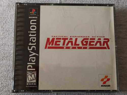Metal Gear Solid Ps1 Playstation Original Físico (Usado)