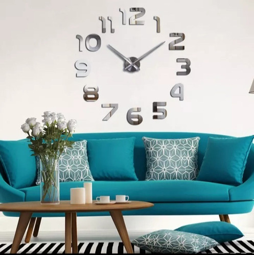 Imagen 4 de 9 de Reloj De Pared 3d