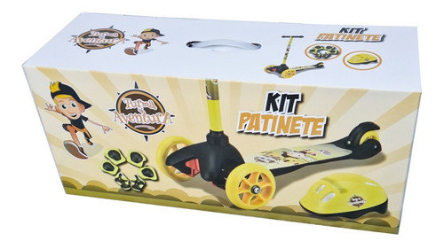 Imagem 6 de 6 de Patinete Infantil Com Kit De Proteção Capacete - Unitoys