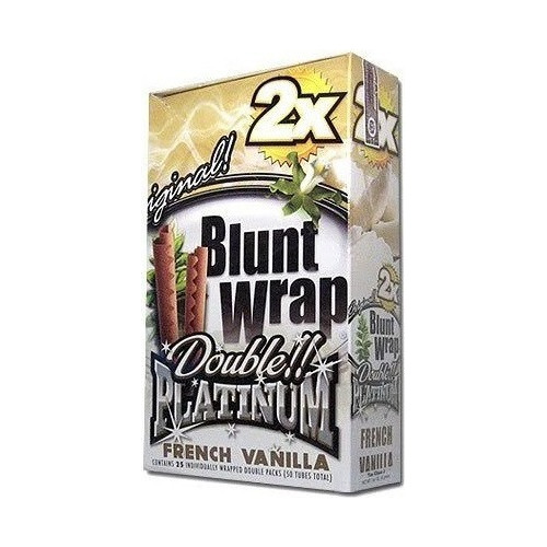 Blunt Wrap X25 Sabor French Vainilla Platinum