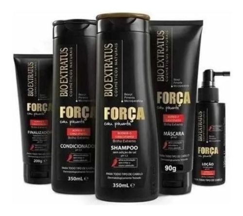 Kit Força Com Pimenta Bio Extratus 5 Produtos