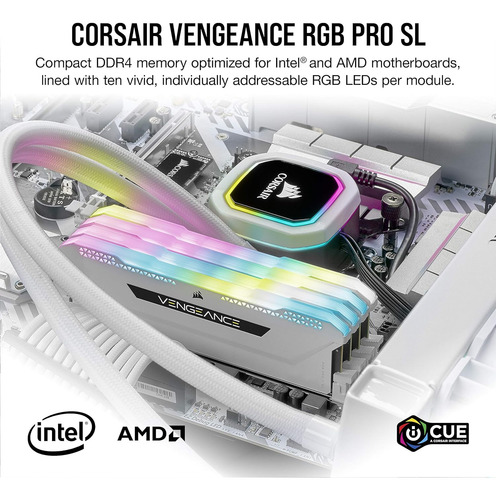 Corsair Vengeance Rgb Ram, Ddr4 3600mhz, 2 X 16 Gb
