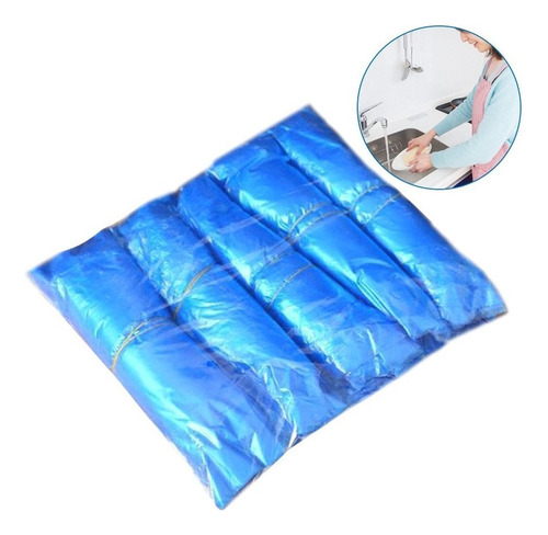 100 Pcs/pack Disposable Plastic Arm Sleeves 1