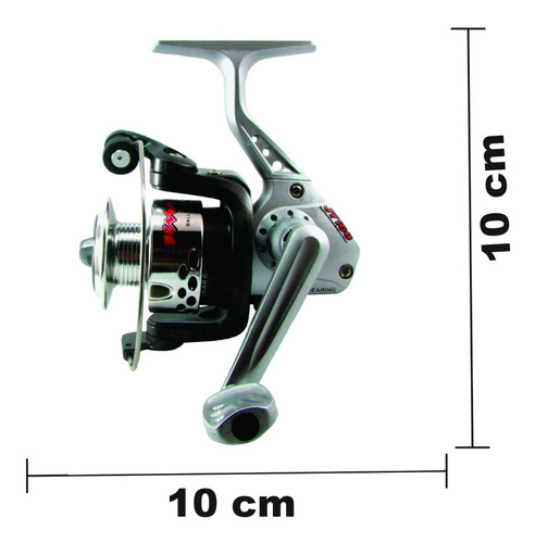 Kit-pesca Marine Sports-2 Molinetes+2 Varas+com Acessórios