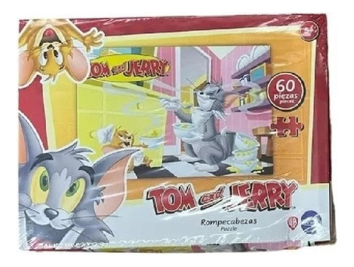 Libro - Rompecabezas Tom & Jerry - Modelo 3 (60 Piezas) - W