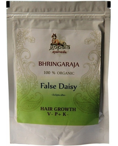 Bhringraj (bhringaraja) Pó - 250gm - Importado Da Índia