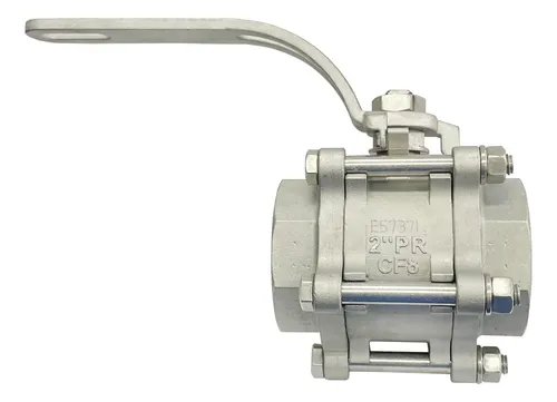 Valvola a Sfera a Passaggio Totale in Acciaio Inox 316, 3 Pezzi, 1000 WOG, Salda Valvola a Sfera a Passaggio Totale in Acciaio Inox 316, 3 Pezzi, 1000 WOG, Salda
