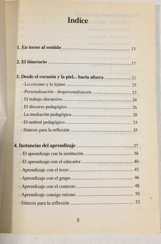 Libro Educar Con Sentido Daniel Prieto Castillo (Usado)