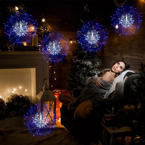 Mc Luces Cadena Led Al Aire Libre Fuegos Artificiales Fairy