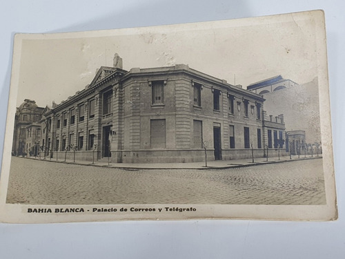 Antigua Postal:bahia Blanca-palacio De Correos Y Teleg.-126