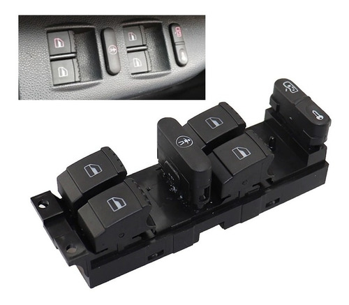 Switch Control Maestro Vidrios Jetta Wagon 2003 Negro