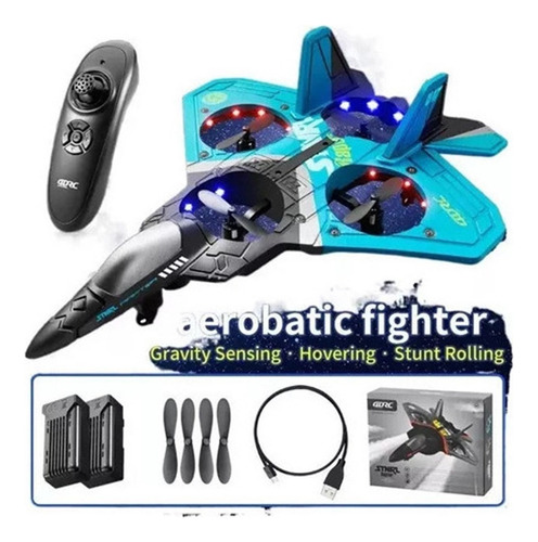 M Drone Rc Plane Aero Jet Con Cámara 2,4