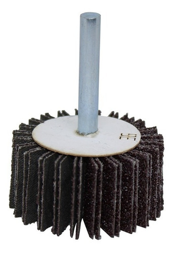Mini Roda De Lixa Com Haste 25mm X 20mm Gr60 10 Peças