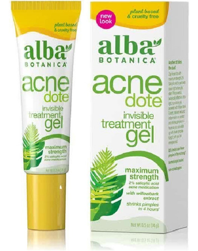 Acne Gel Invisible / 14 Gramos / Alba Botanica