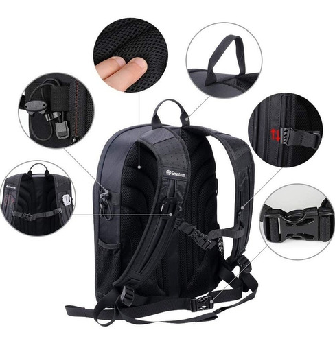 Mochila Con Smatree Compatibles Dji Mavic Aire 2 Gopro Hér