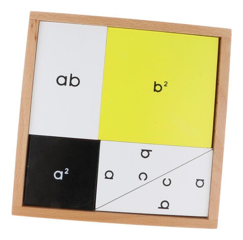 Juguete Montessori Tablero De Teorema De Pitágoras Material