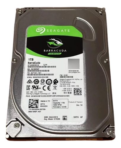 Disco Duro 1 Tb Interno Seagate Barracuda St1000dm010