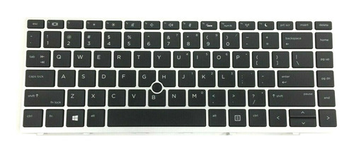 Laptop Us Keyboard For Hp 640 G4 G5 With Backlit Silver