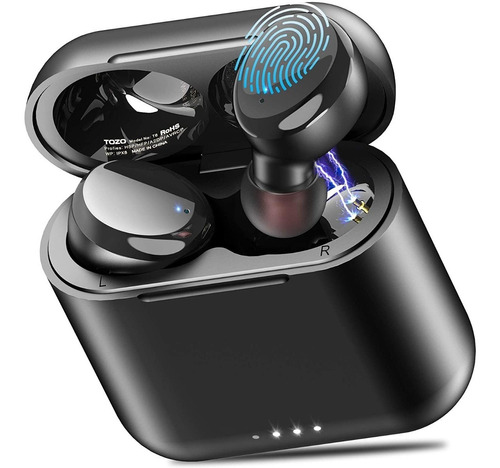 Tozo T6 Versión 2023-audífonos Bluetooth 5.3 Control Táctil.
