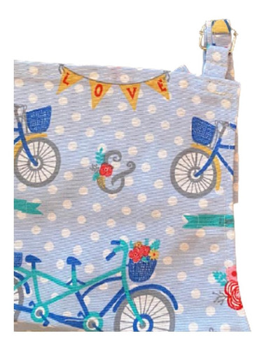 Imagen 4 de 4 de Delantal Cocina Estampado Gabardina Diseños Divertidos