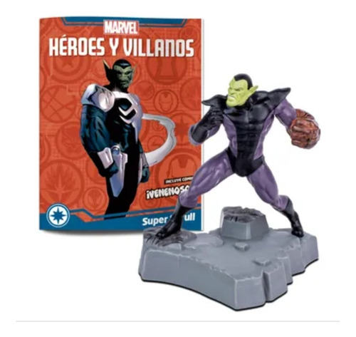 Figura De Colección Héroes Villanos Marvel Super Skrull