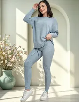 Comprar Set Conjunto Honey Pantalón Y Sueter Overzise Arma Tu Look