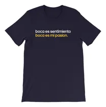 Comprar Remera Algodon Boca Juniors Boca Sentimiento Y Pasion