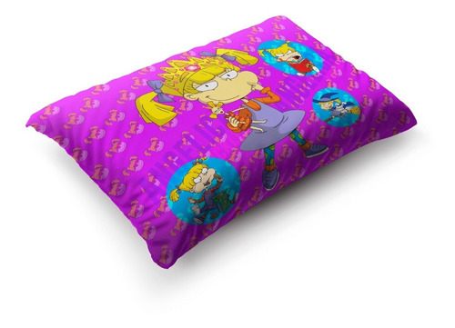 Imagen 3 de 5 de Funda De Almohada Rugrats Angelica 70x45cm Vudú Love