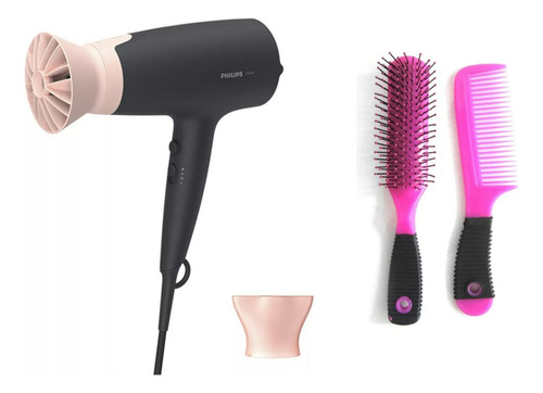 Combo Secador De Pelo Philips Bhd350/10 + Peines