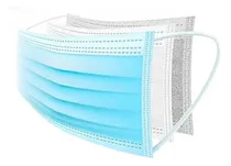 Comprar Cubrebocas Tricapa Termosellado Sanwo Tapaboca Plisado 200 Color Azul Claro