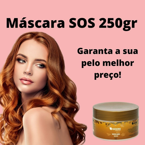 Mascara Intensiva Restauradora S.o.s Midori 250 Gr Promoção