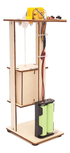 . Montar Diy Elevador Elétrico Crianças Brinquedos Ciência