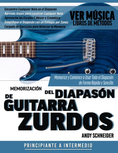 Memorizacion Del Diapason De Guitarra Zurdos: Memorice Y Com