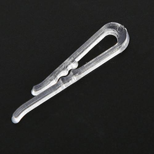 200x Clipe Transparente, Clipe De Camisa Dente Quadrado 38mm