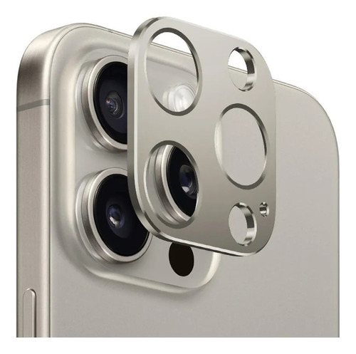 Nuevo Protector De Bisel De Cámara De Metal Para iPhone 16 P