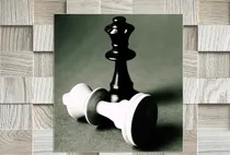 Comprar Cuadro 60x60cm Ajedrez Juegos Chess Peon Rey Reina M1