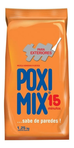 Poximix Mezcla A Base De Cemento-exterior 1.25 Kg Serrentino