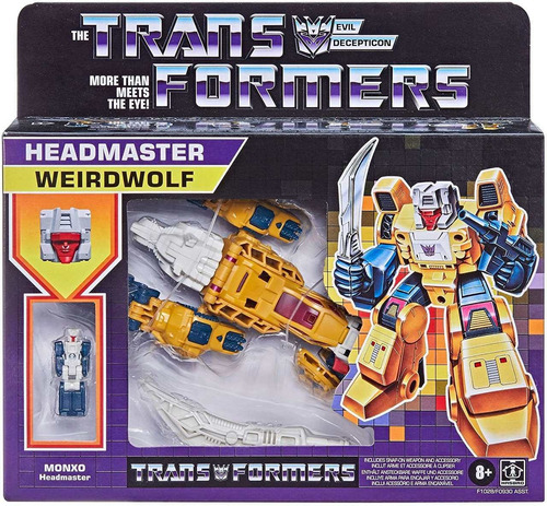 Transformers - Monxo Headmaster Weirdwolf 14cm - Hasbro