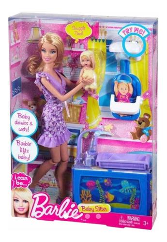 Barbie Quiero Ser Niñera /mattel / Entrega Inmediata 