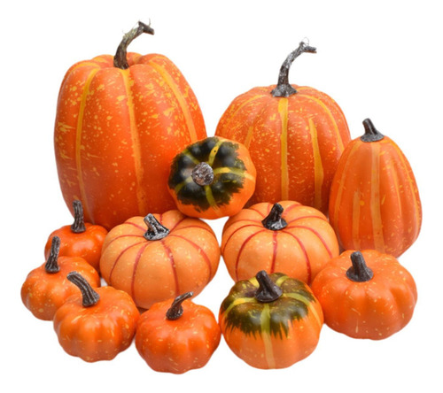 Jjzs 12 Piezas De Calabazas Artificiales De