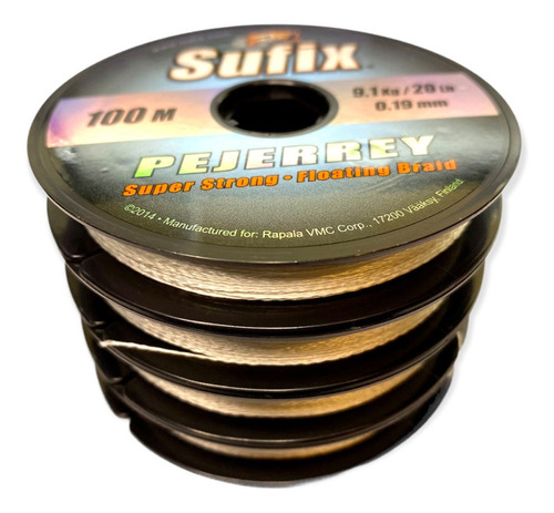 Multifilamento Sufix Pejerrey 0,15 Mm 6,8 Kg 15 Lbs