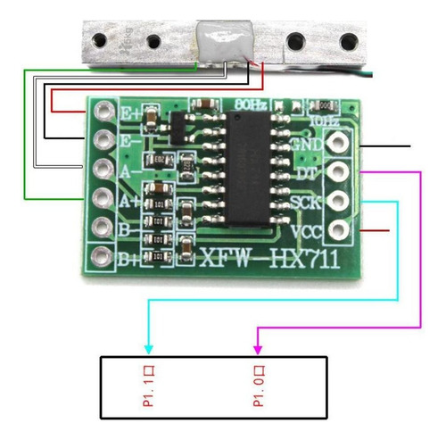 Sensores De Pesaje Módulo De Hx711 Módulo Amplificador Ad