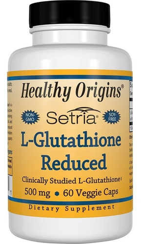 Antioxidante L-glutathione (reducido) 500mg | 60 Capsulas