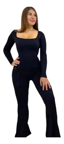 Palazzo Enterizo Deportivo Sexy Jumpsuit Mujer Body Fitness