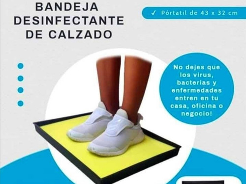 Pediluvios Bandeja Desinfectante De Calzado X Mayor Y Menor