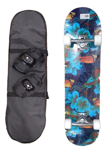 Skate Grand Gopher Patineta Skateboard Bolso Proteccion Tc